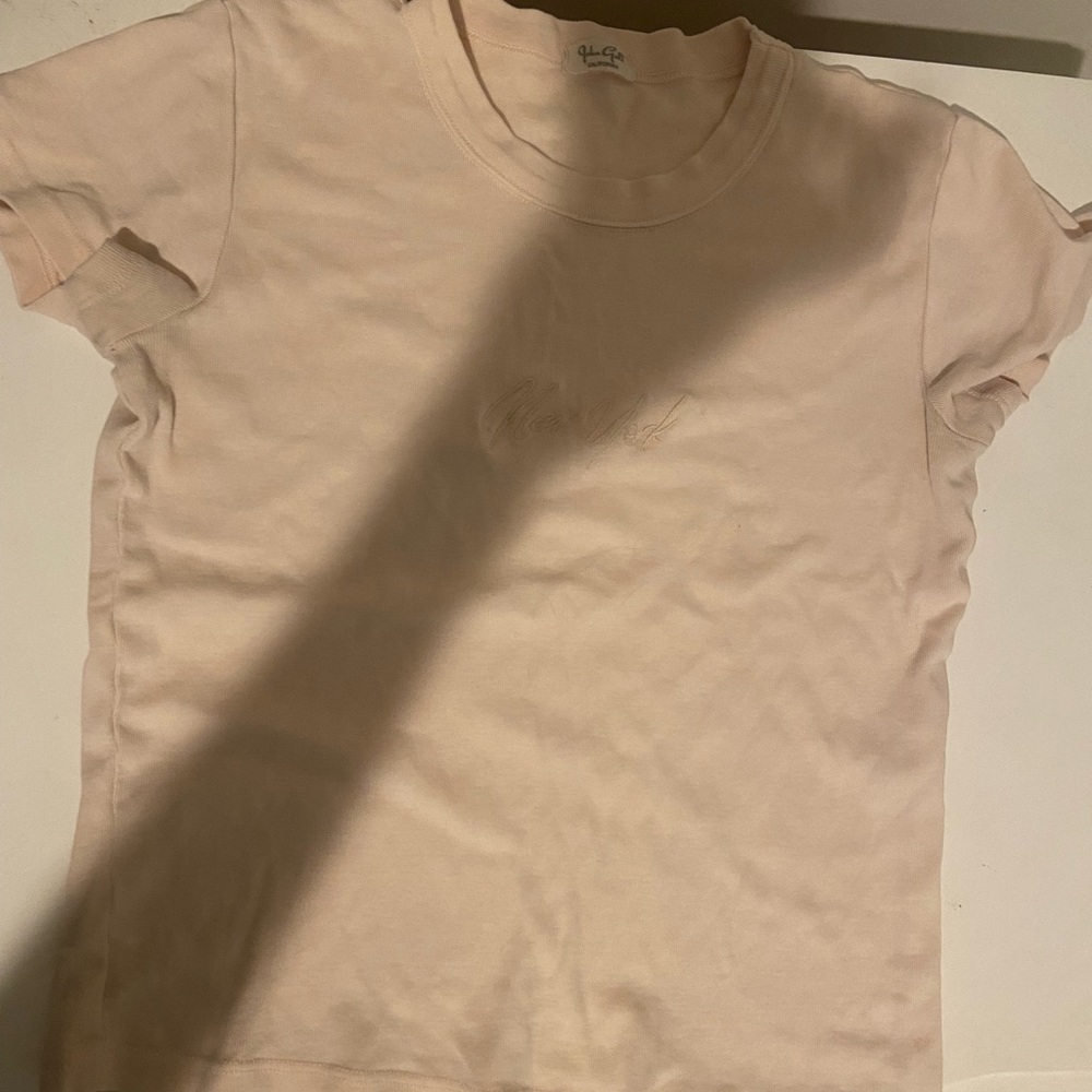 Pink New York John Galt Tee (small)